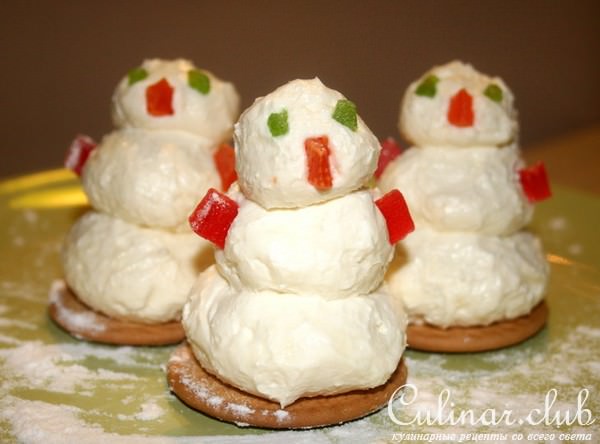Творожные снеговички