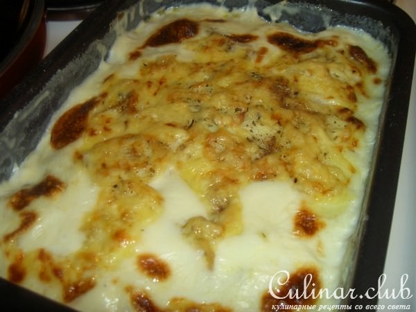 Печеный картофель кассероль