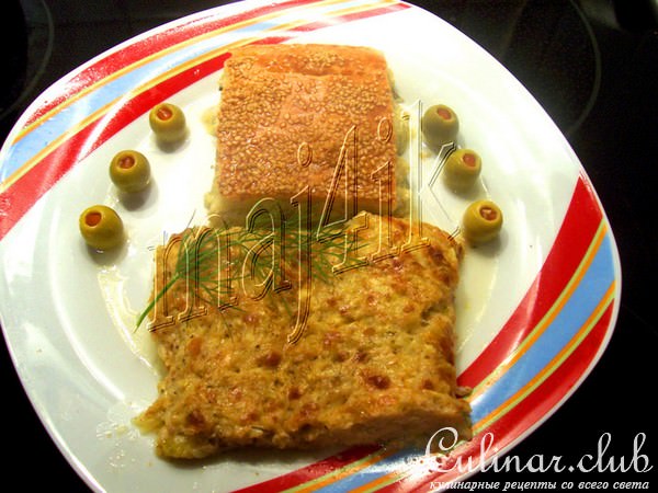 Цуккини с сыром запеченные под соусом