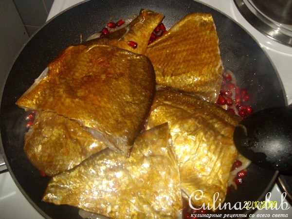 Копченая рыба с Гранатом