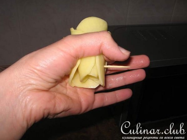 Розочки из картофеля