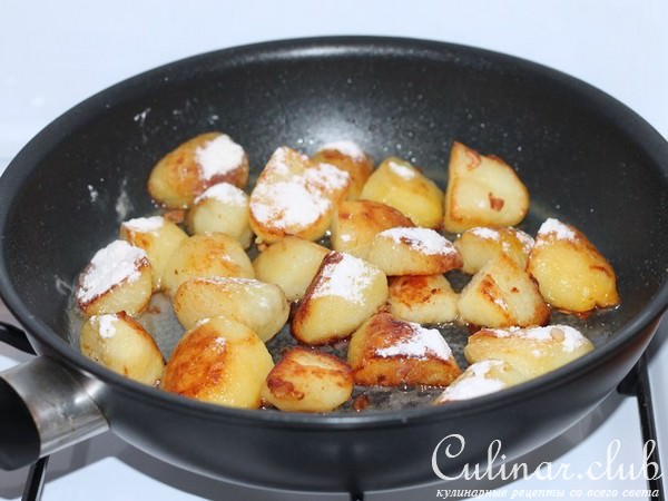 Картофель по-архиерейски с икрой из хлеба