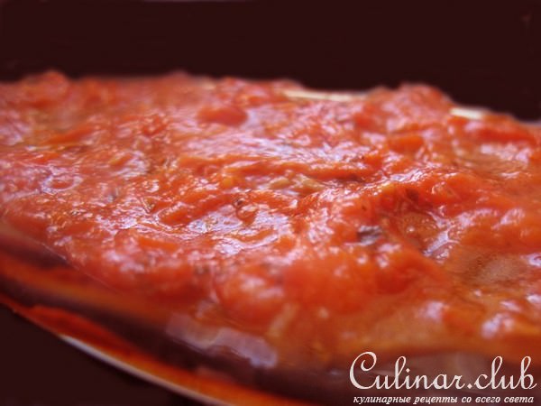 Фаршированные конкильоне под соусом Маринара