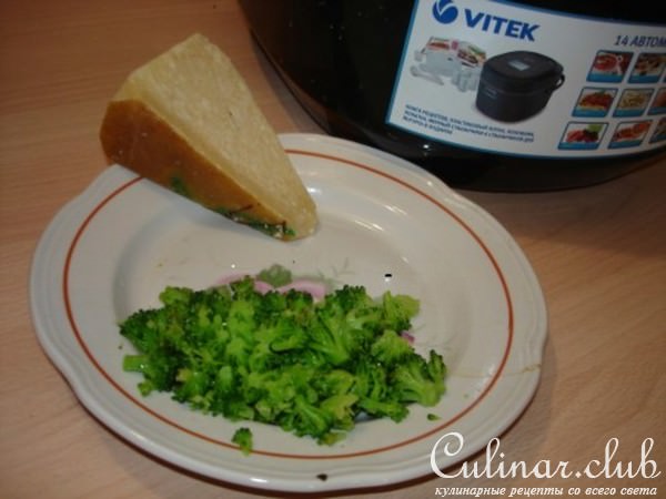 Ризотто с жаренным картофелем и капустой брокколи. Тест драйв VITEK