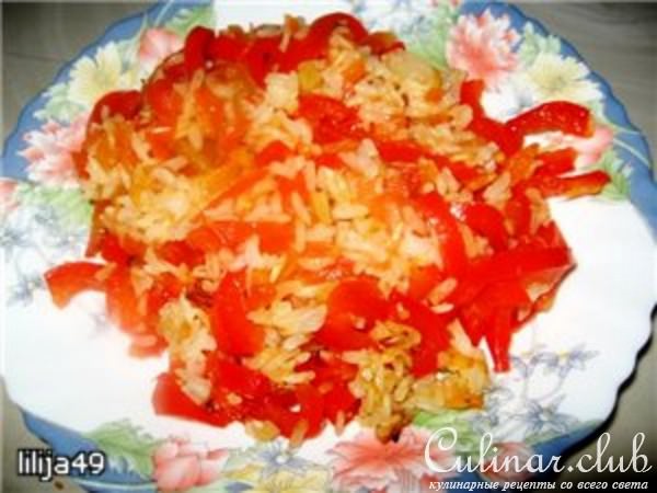 Рис со всякой "дрянью"