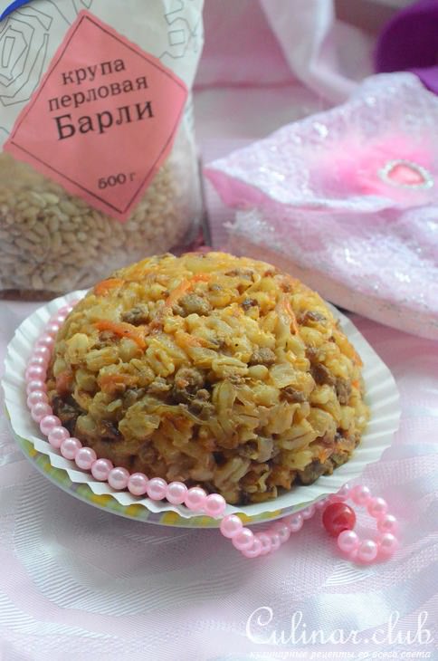 Перловая каша с капустой и мясом "Волшебство"