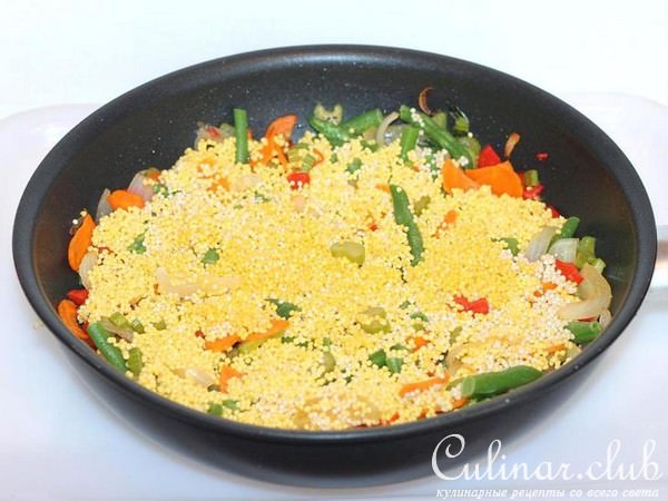 Пшенная каша с овощами