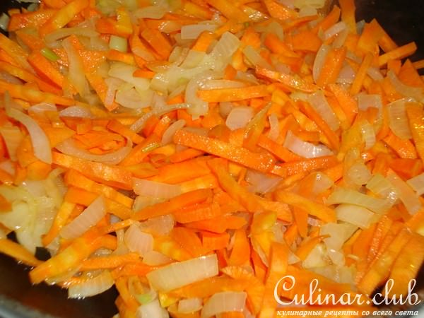 Перловый гарнир с маслинами