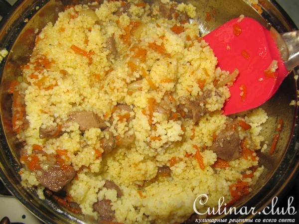 Кускус с утиной грудкой 