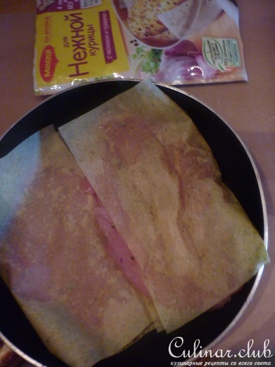 Гороховые оладьи для курочки с чесноком