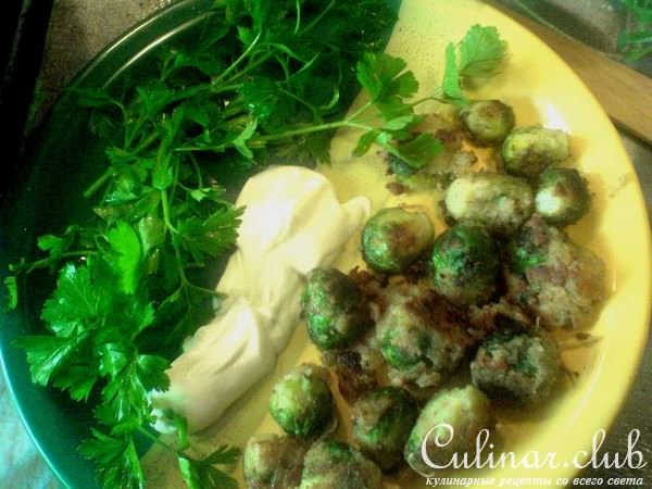 Розенколь (брюсельская капуста) в сухарях