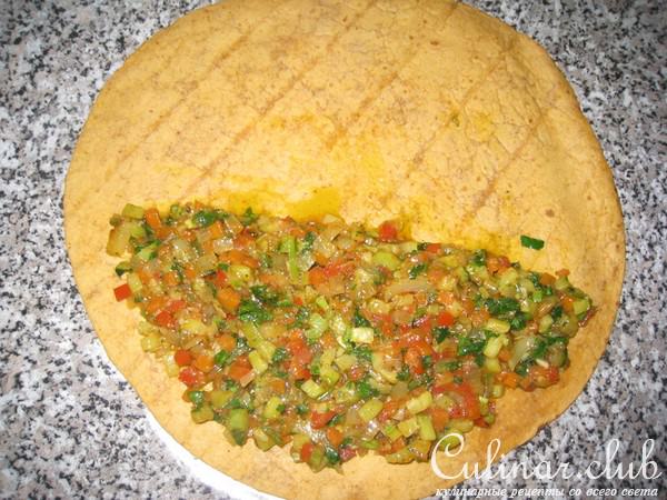 Мексиканские лепешки с овощами