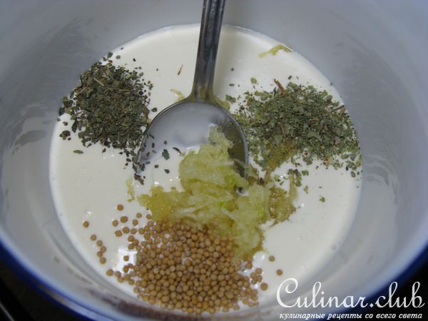 Картофель запечёный с заливкой и сыром