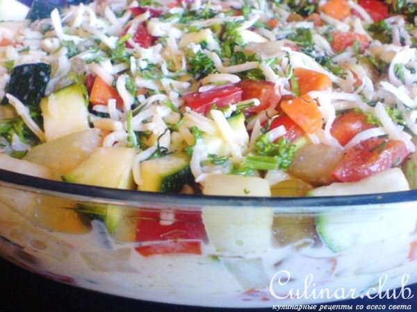 ОВОЩНАЯ запеканка (кольраби, морковь, цуккини ...)