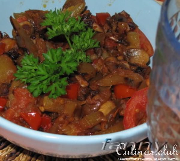 Кабачки, тушеные по-дачному