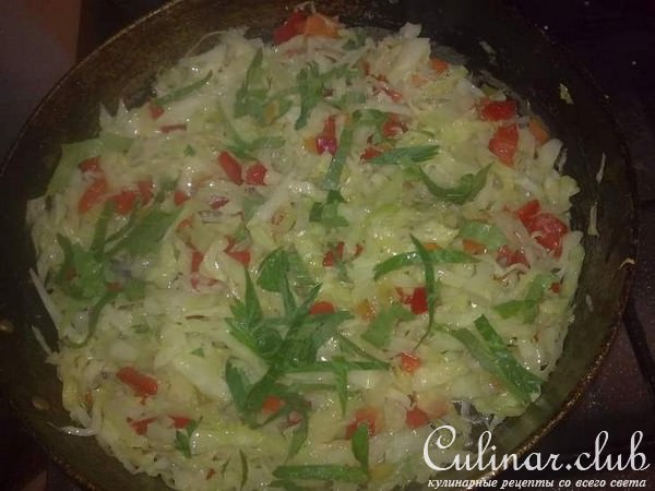 Картофельно-капустное рагу по-деревенски