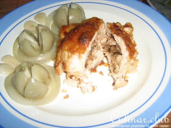 Курица (конвертики из грудки)