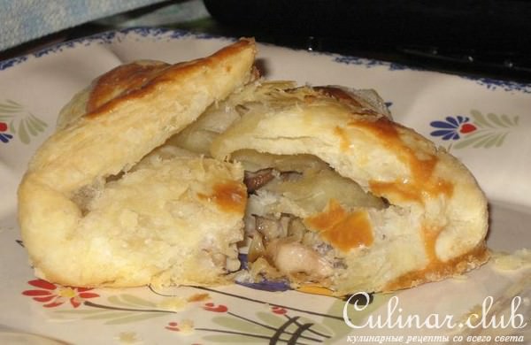 Конвертики с курицей и белыми грибами