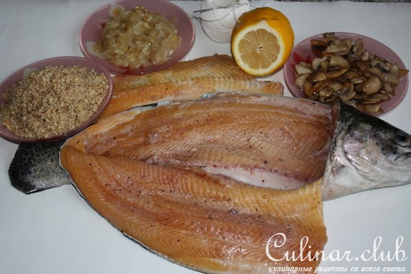 Форель фаршированная.