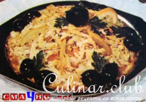 Солянка из рыбы на сковороде