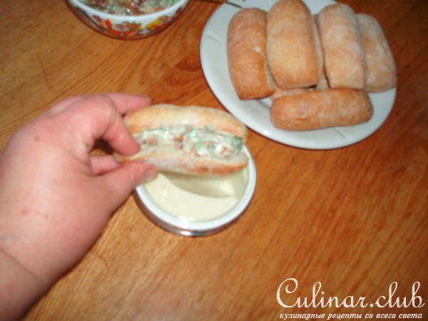 булочка с сюрпризом 