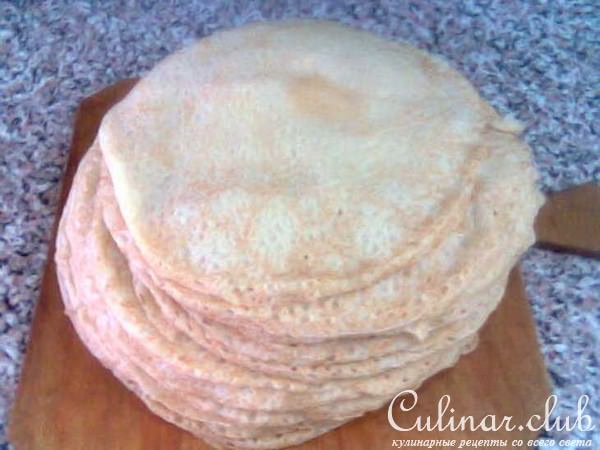 Блинчики с мясом и орешками