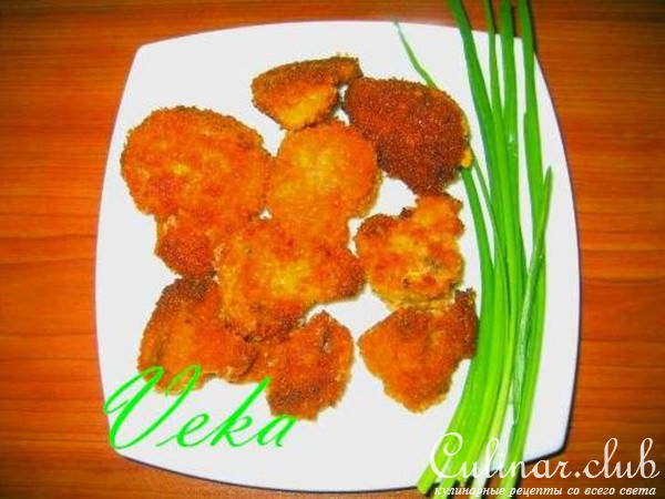 Грибы в сухарях