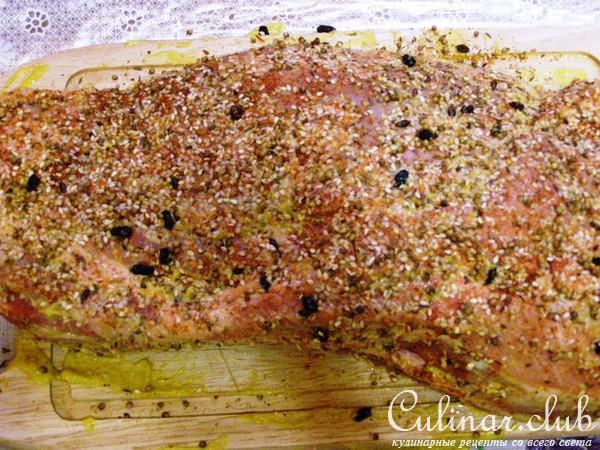 Шейка свинная запеченная