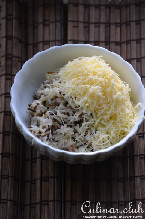 Картофельные мешочки с рисом 