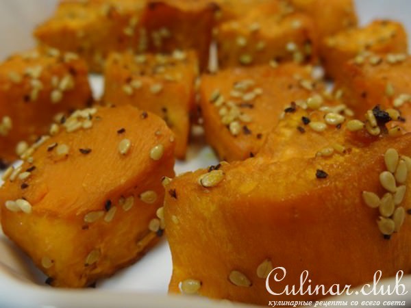 Сладкий Картофель с Кунжутными Семенами по Киккомановски !