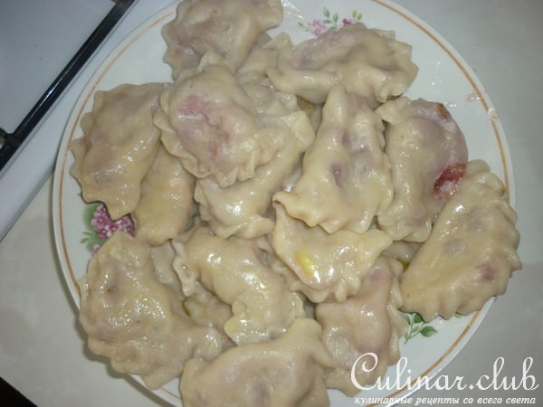 Вареники с клубникой
