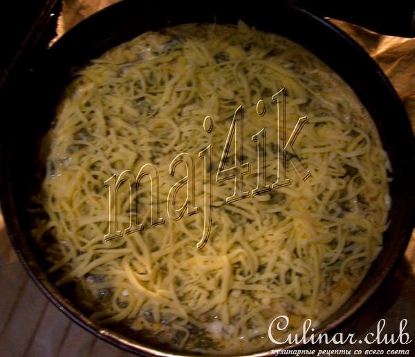 Нежная запеканка с кукурузой и сыром