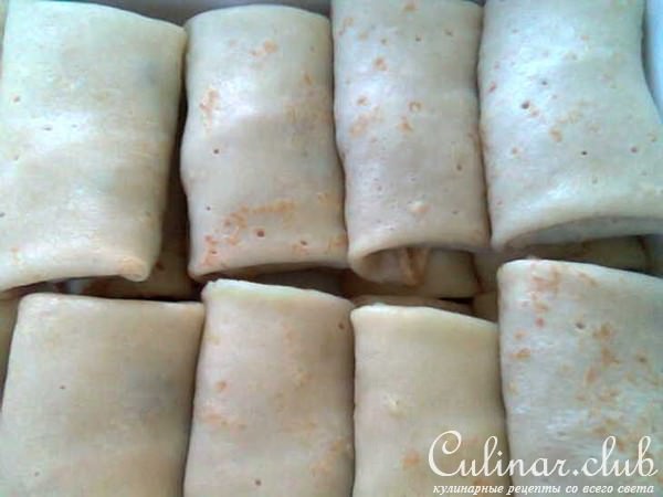 Блинчики с мясом и орешками