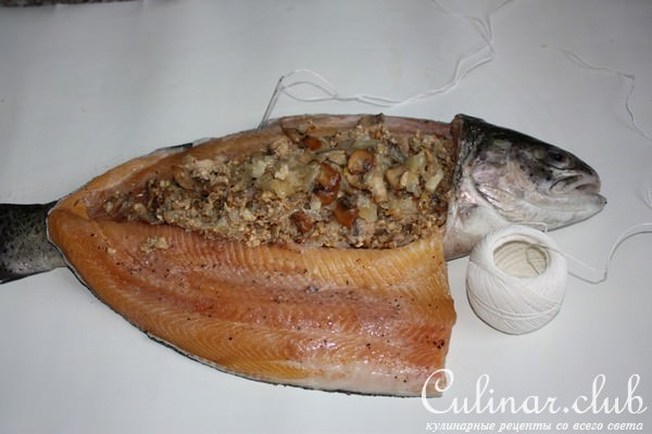 Форель фаршированная.
