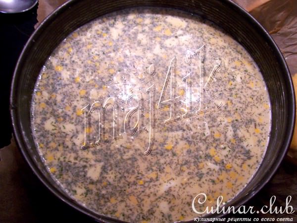 Нежная запеканка с кукурузой и сыром