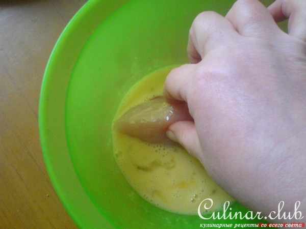 Куриные наггетсы с соусом гуакамоле