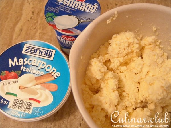 Чизкейк с беконом и грибами