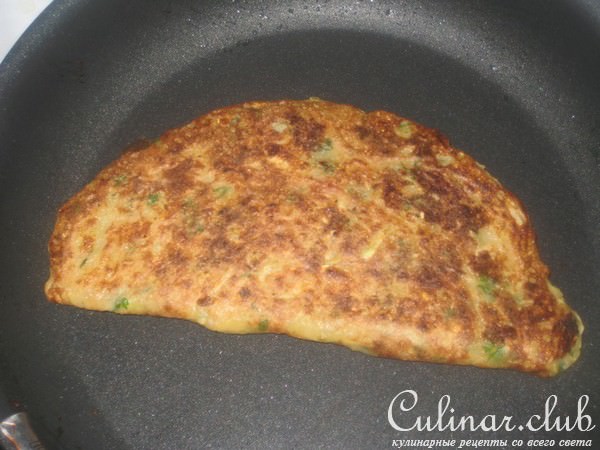 Кабачковые драники с ветчиной и сыром