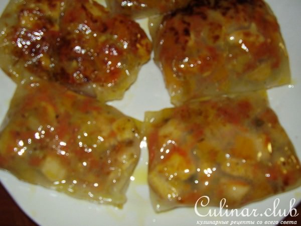 РИСОВЫЕ БЛИНЧИКИ С КУРОЧКОЙ