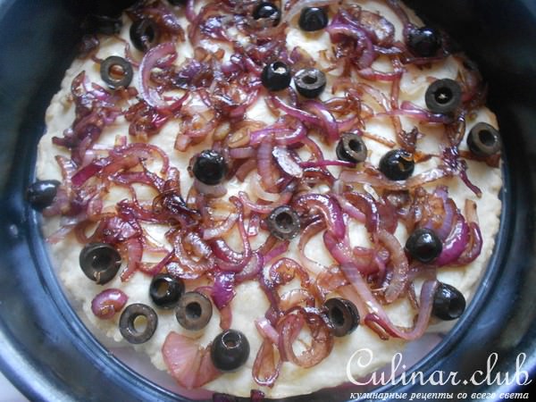Закусочный торт с овощами и козьим сыром