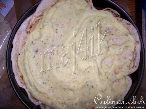 Пирог из лаваша