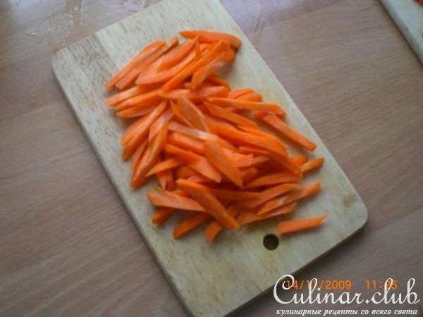 Куринные ножки с овощами в рукаве