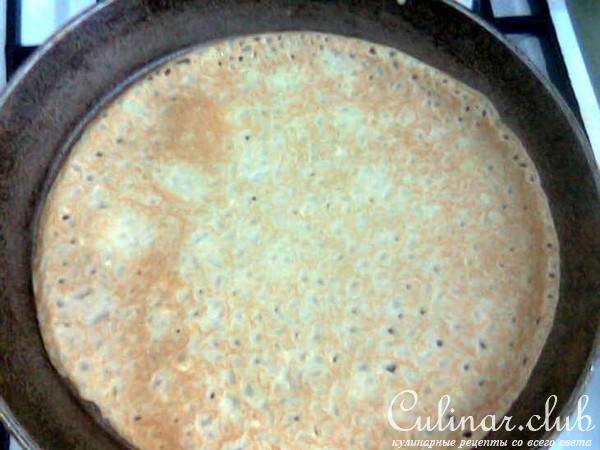 Блинчики с мясом и орешками