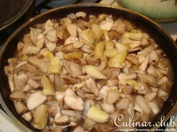 Грибы с картошкой