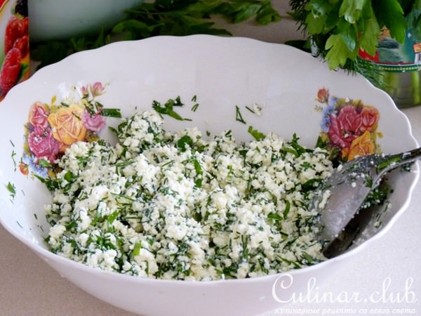 Картофельные лангоши с брынзой.