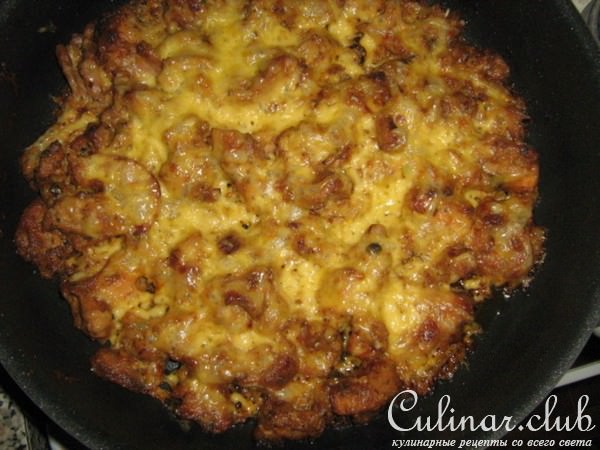 КРОЛИК в сметане под сырной корочкой