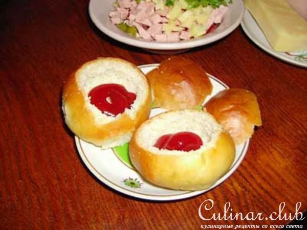 Пицца в "гнeздышке"