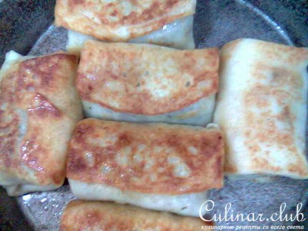 Блинчики с мясом и орешками