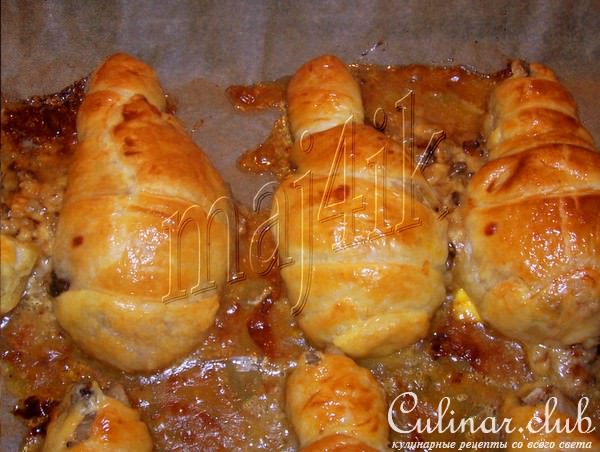 Фаршированные куриные ножки в тесте
