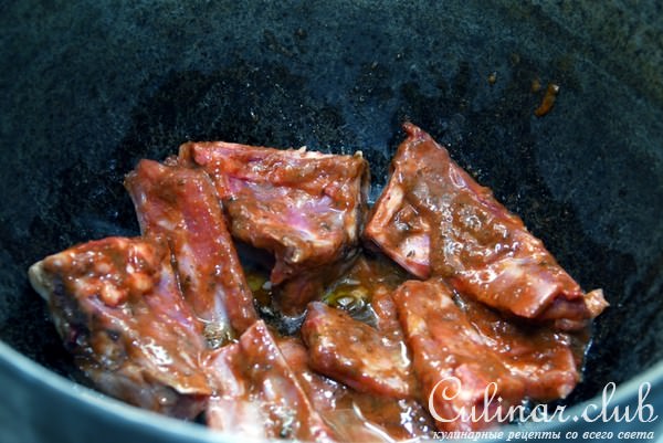 Грудка барашка с овощами, вариант от SCORPY